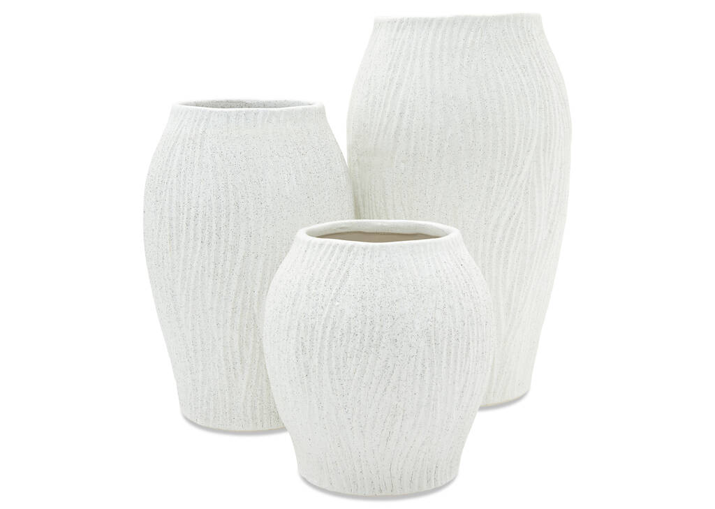 Gianna Vases -White