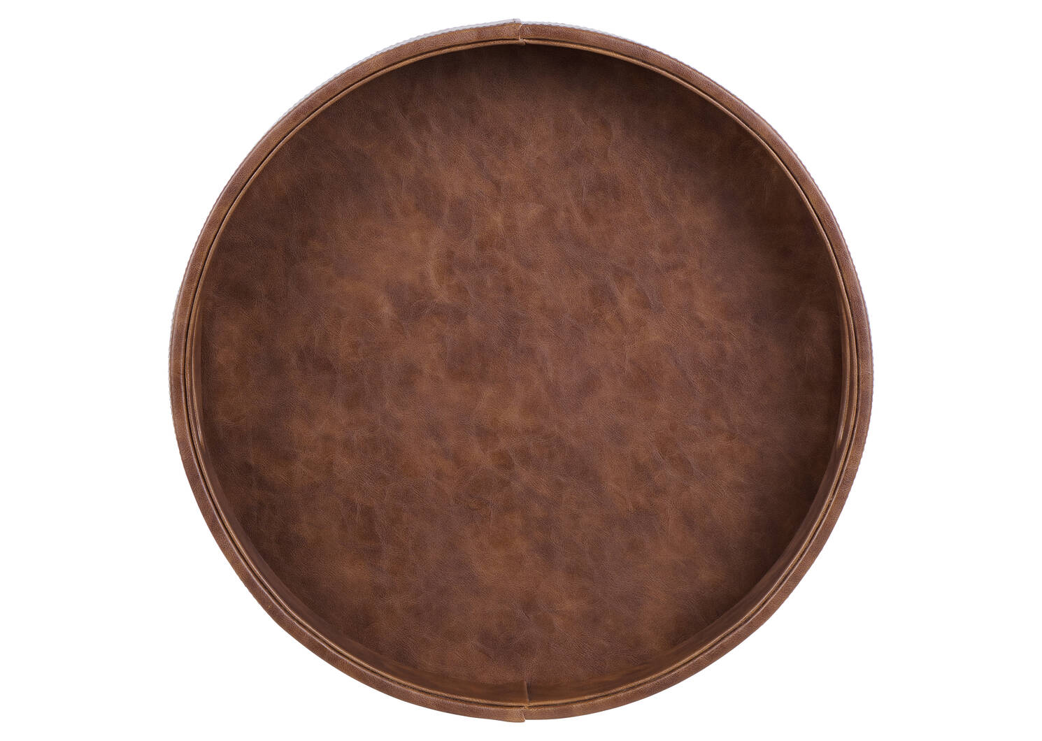 Tessa Round Tray Small Cognac