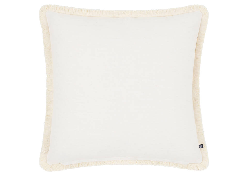 Suvi Fringe Outdoor Pillow Pebble