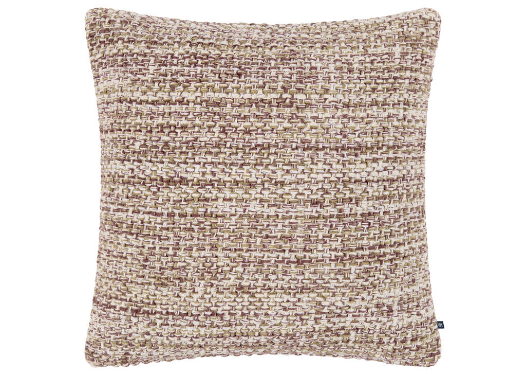 Hayes Boucle Pillow 20x20 Ivory/Borde