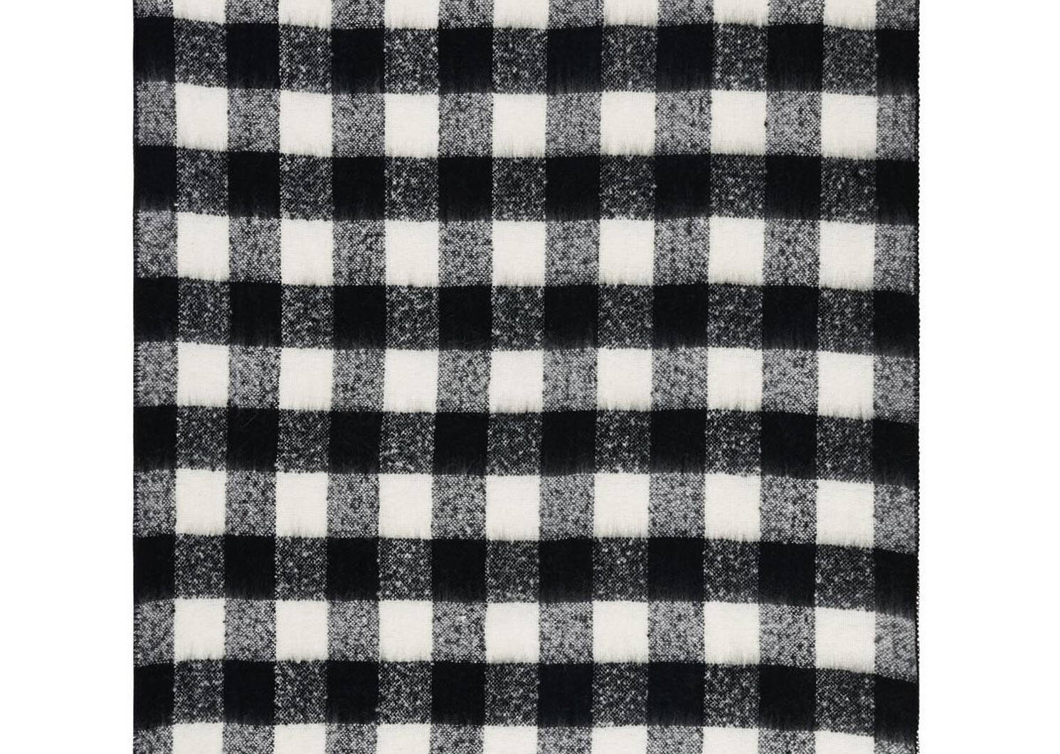 Becca Sherpa Throw Black/White Plaid