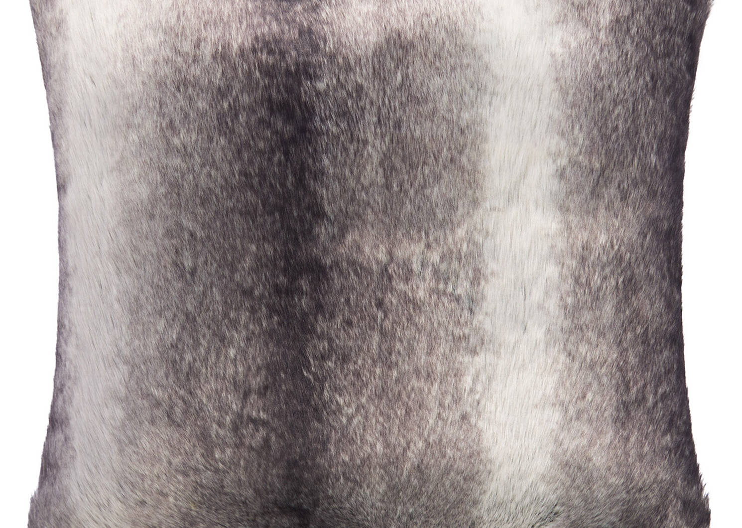 Haven Faux Fur Toss 24x24 Grey Wolf