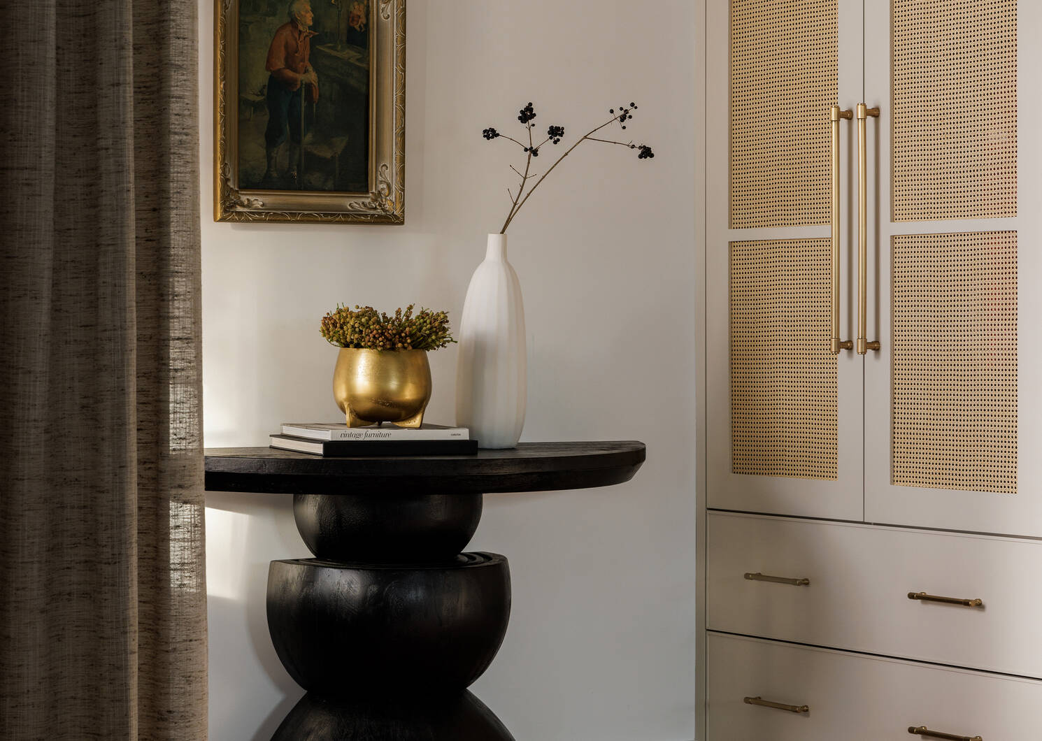 Aly Velji Half Moon Console Table