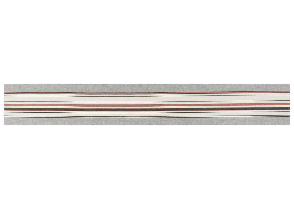 Indy Table Runner Terracotta/Cream/Bl