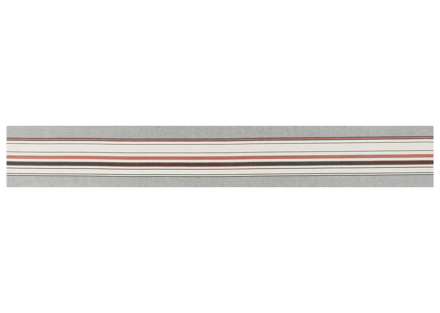 Indy Table Runner Terracotta/Cream/Bl