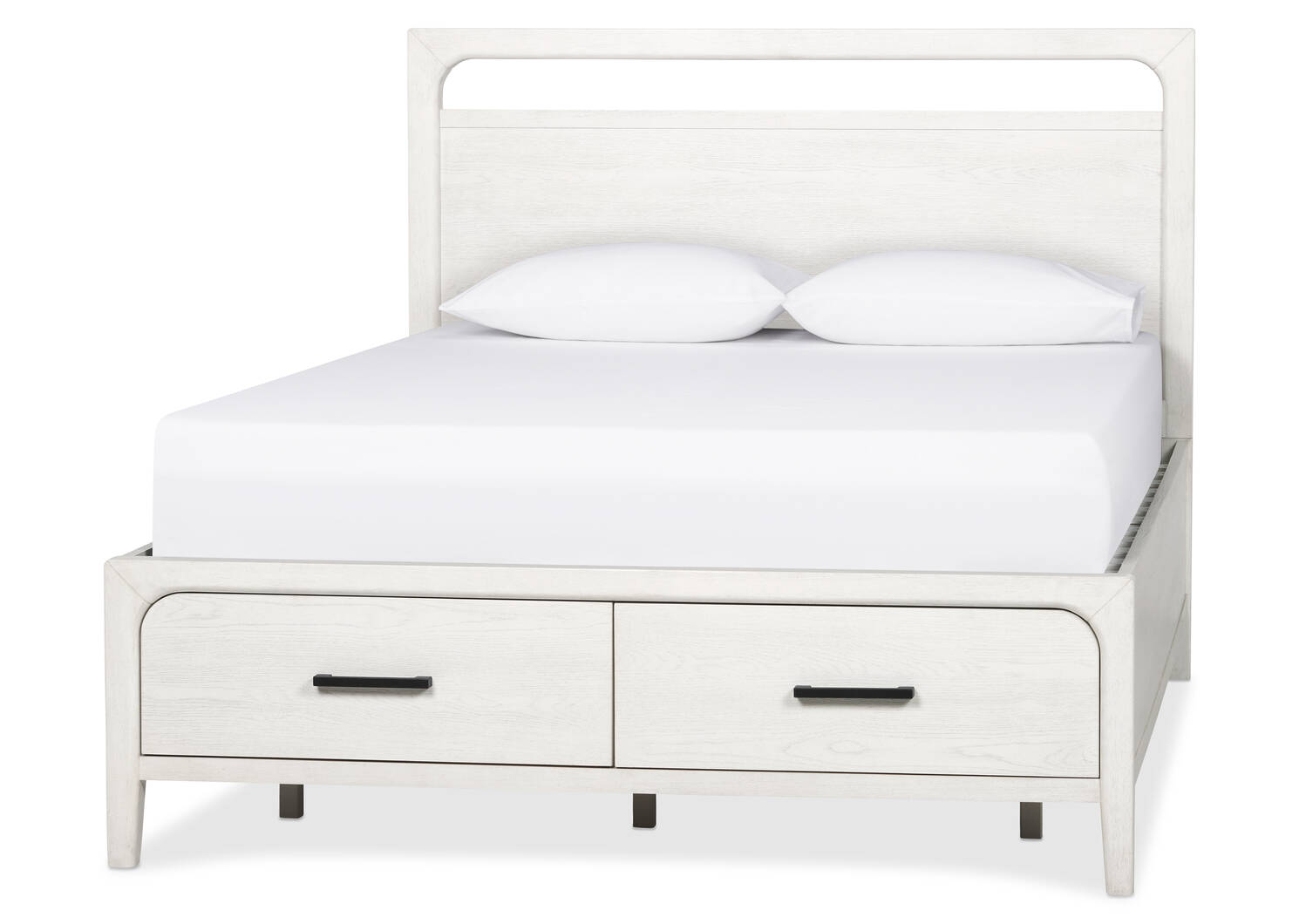 Marisol Storage Bed -Nevin Fog, QUEEN