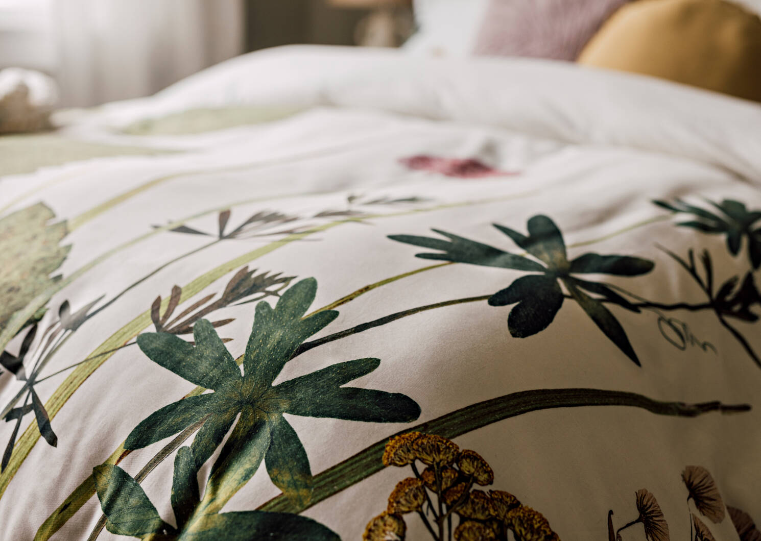Lea Floral Cotton Duvet Set King Multi