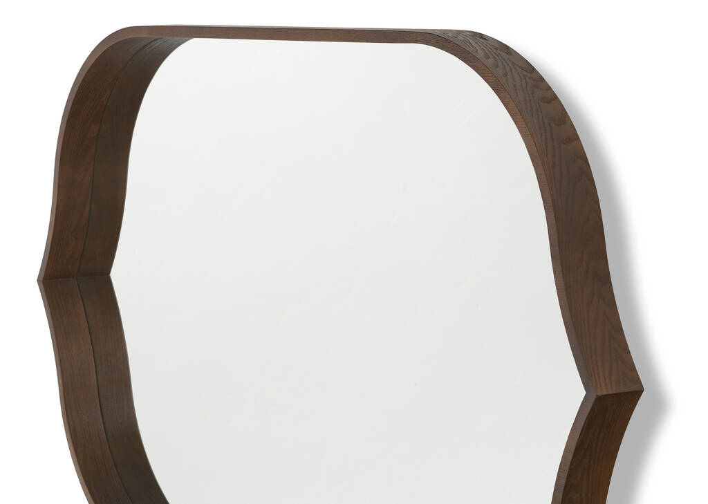 Ashern Wall Mirror Walnut