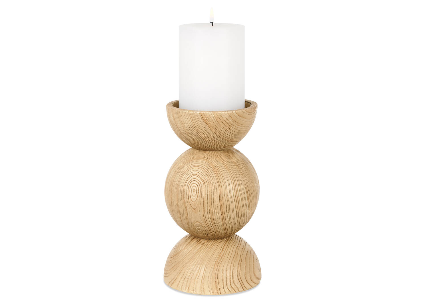 Algo Candle Holder Short Natural