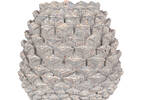 Shay Pinecone Tealight Holder Grey
