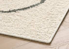 Ramsey Wool Rug 108x144 Ivory/Black