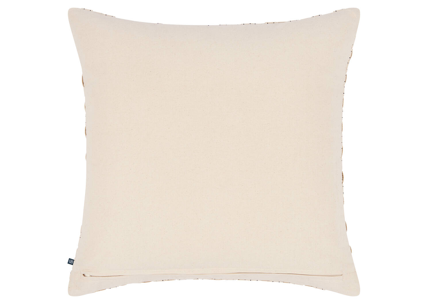 Monaro Cotton Pillow 20x20 Ivory/Blk