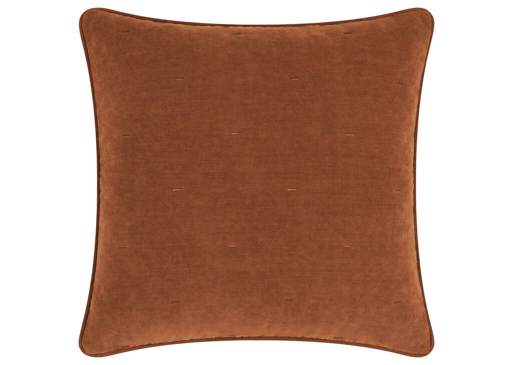 Hartmann Velvet Pillow 20x20 Cognac