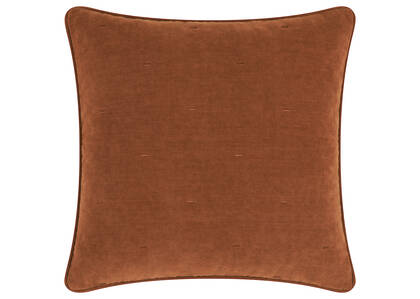 Hartmann Velvet Pillow 20x20 Cognac
