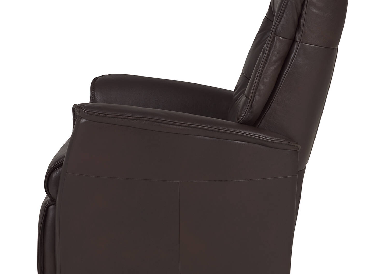 Fauteuil inc. cuir Paramount -Sol cacao
