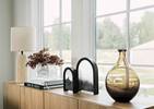 Dora Vase Wide Clear