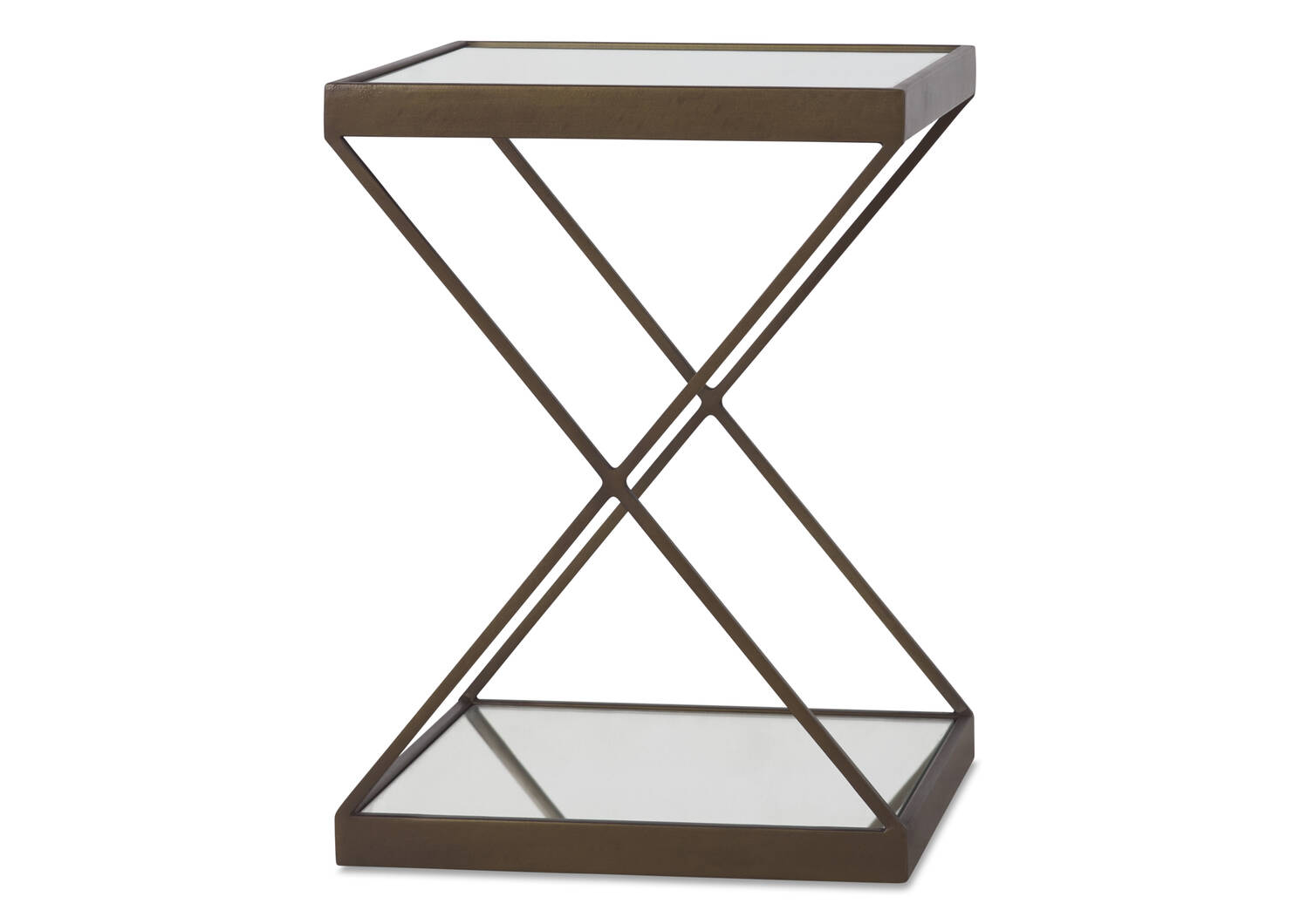 Gaines Accent Table -Brass