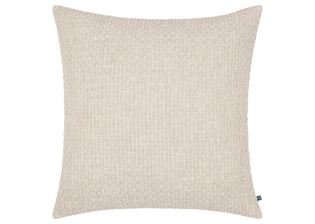 Coussin en coton Chiara 24x24 sable