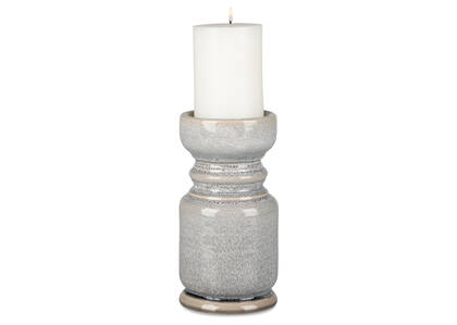 Mariel Candle Holder Small Light Grey