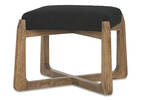 Brona Square 20" Ottoman -Amalie Black