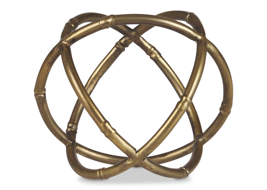 Minto Ball Large Antique Brass