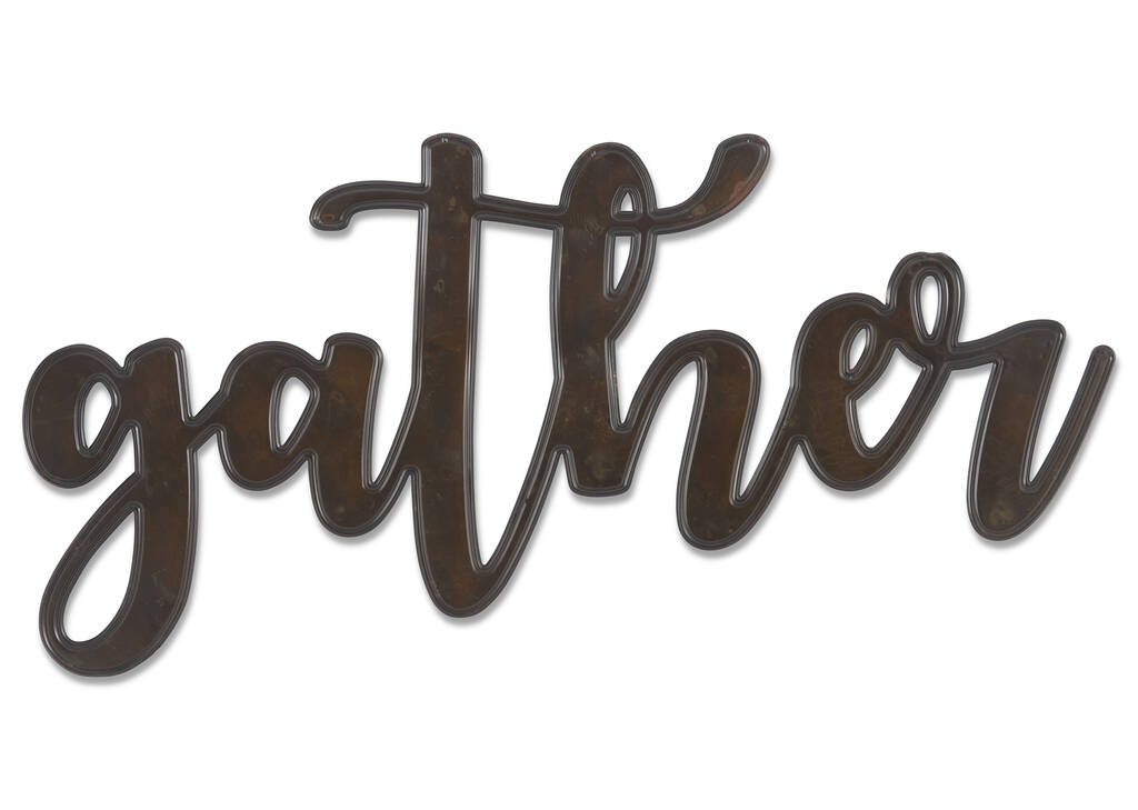 Gather Wall Sign