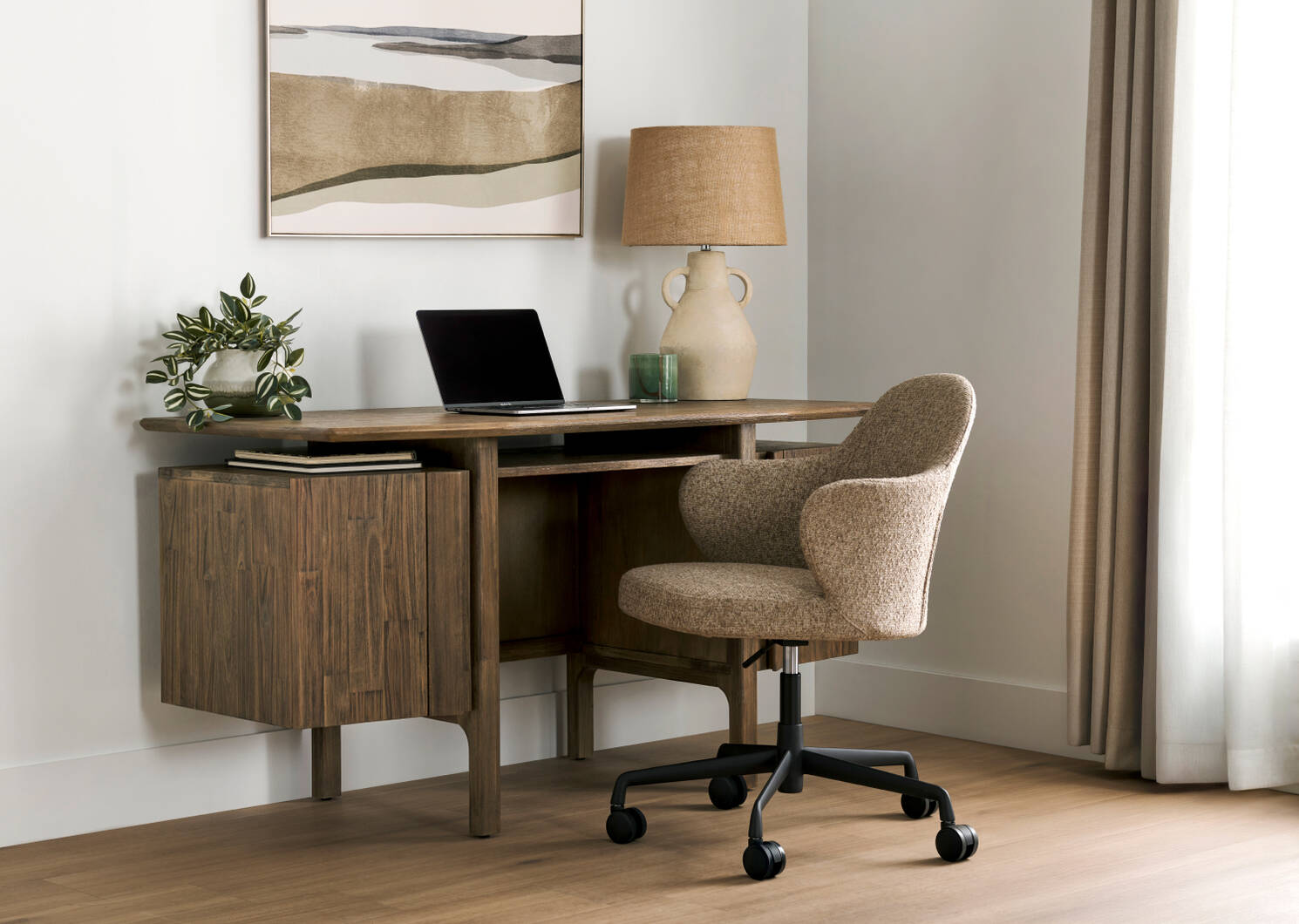 Fauteuil de bureau Mateo -York cappucc