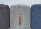 Carrie Ottoman -Sorrento Cement