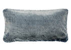 Coussin fausse fourrure Fae 12x22 minuit