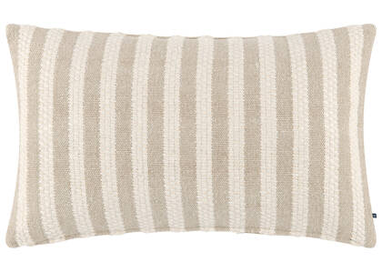 Florian Striped Pillow 14x24 Nat/Sand