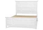 Parker Storage Bed -Heron White, QUEEN