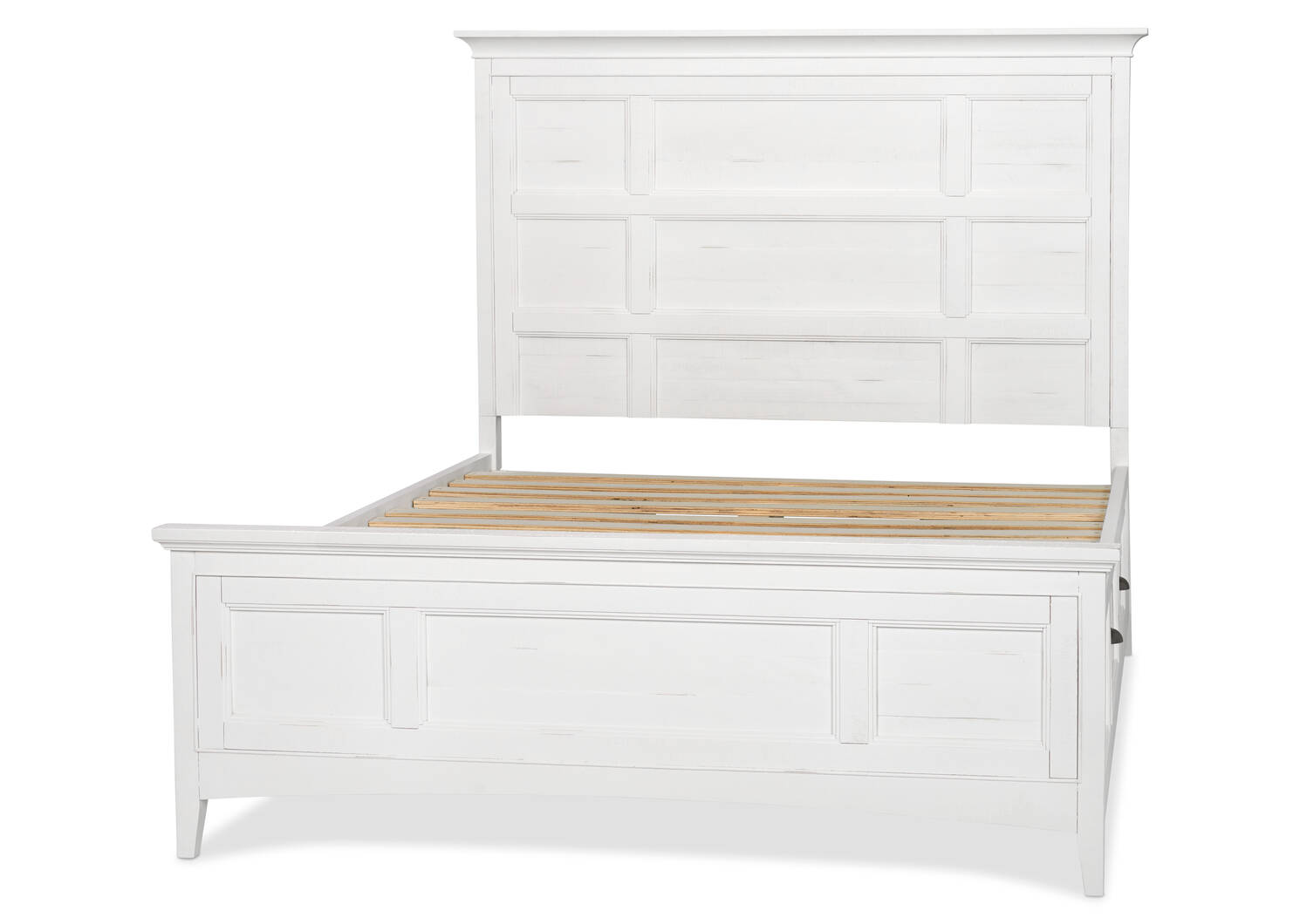 Parker Storage Bed -Heron White