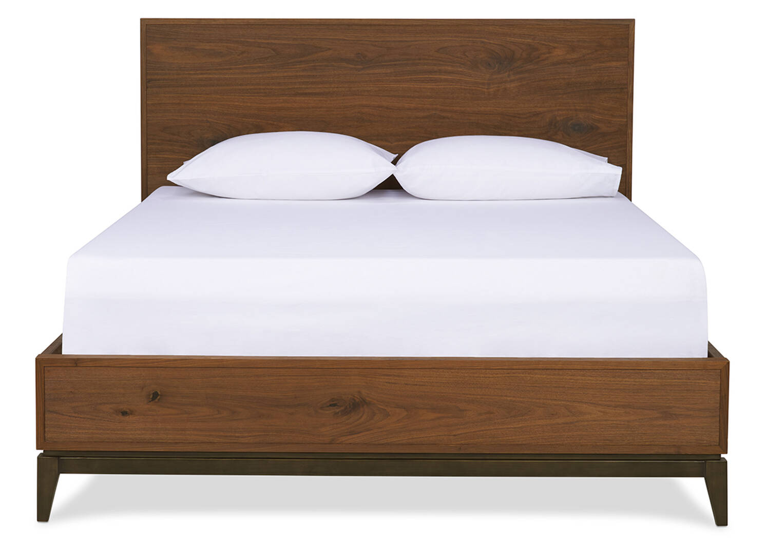 Houston Bed Harris Walnut, QUEEN