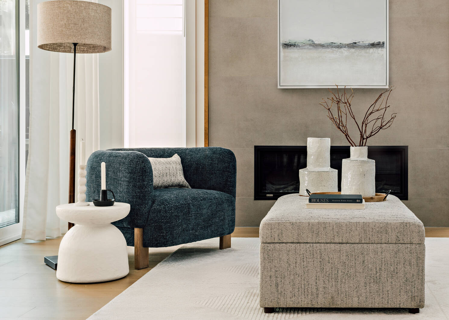 Lampe sur pied Burton