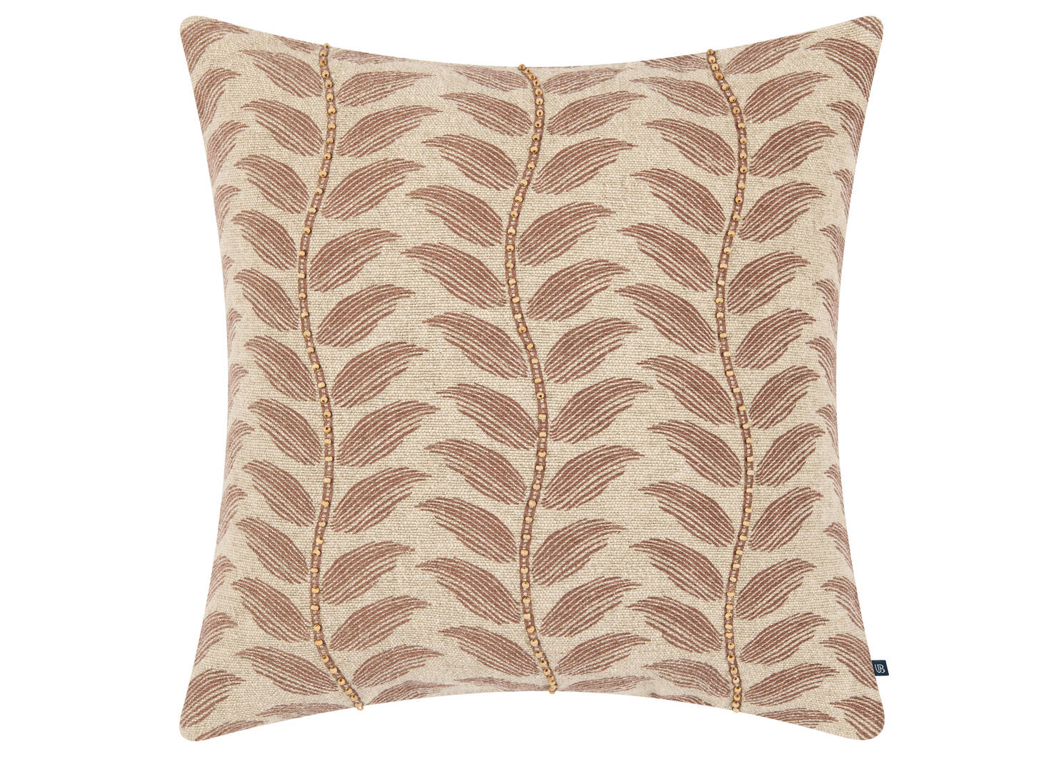 Coussin en coton Katia 20x20 savane/car.