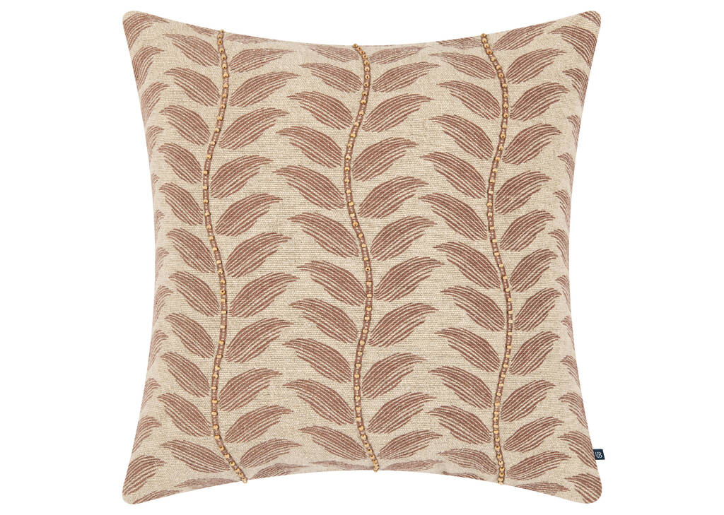 Coussin en coton Katia 20x20 savane/car.