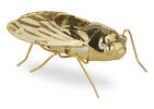 Cicada Tealight Holder Brass