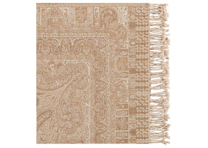 Malin Paisley Throw Caramel