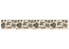 Hydrangea Table Runner Natural/Black