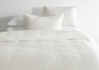 Huxley Cotton Duvet Set Queen Ivory