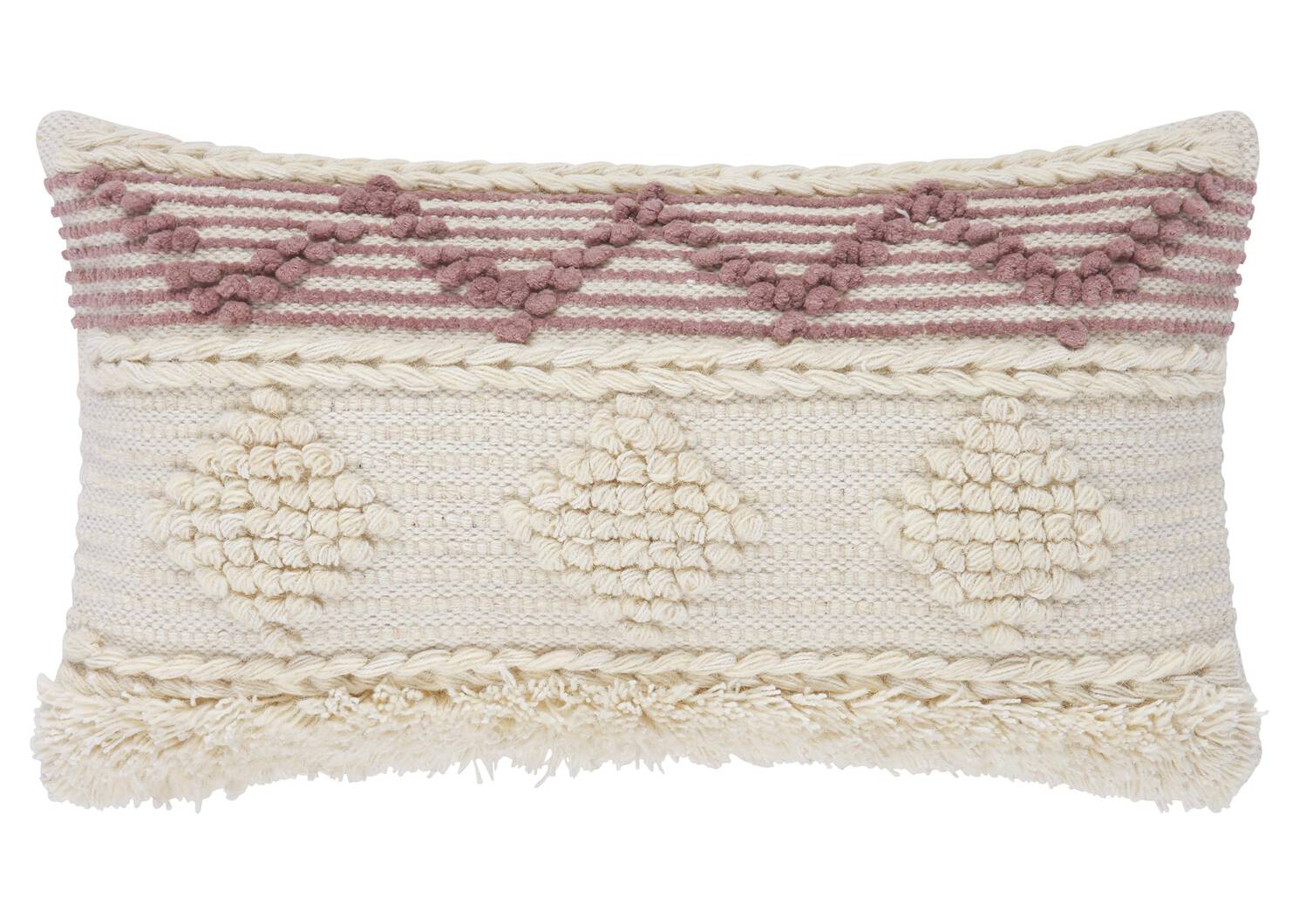 Andalusia Toss 12x22 Ivory/Blush