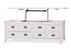 Parker Coffee Table Lift Top-Heron White