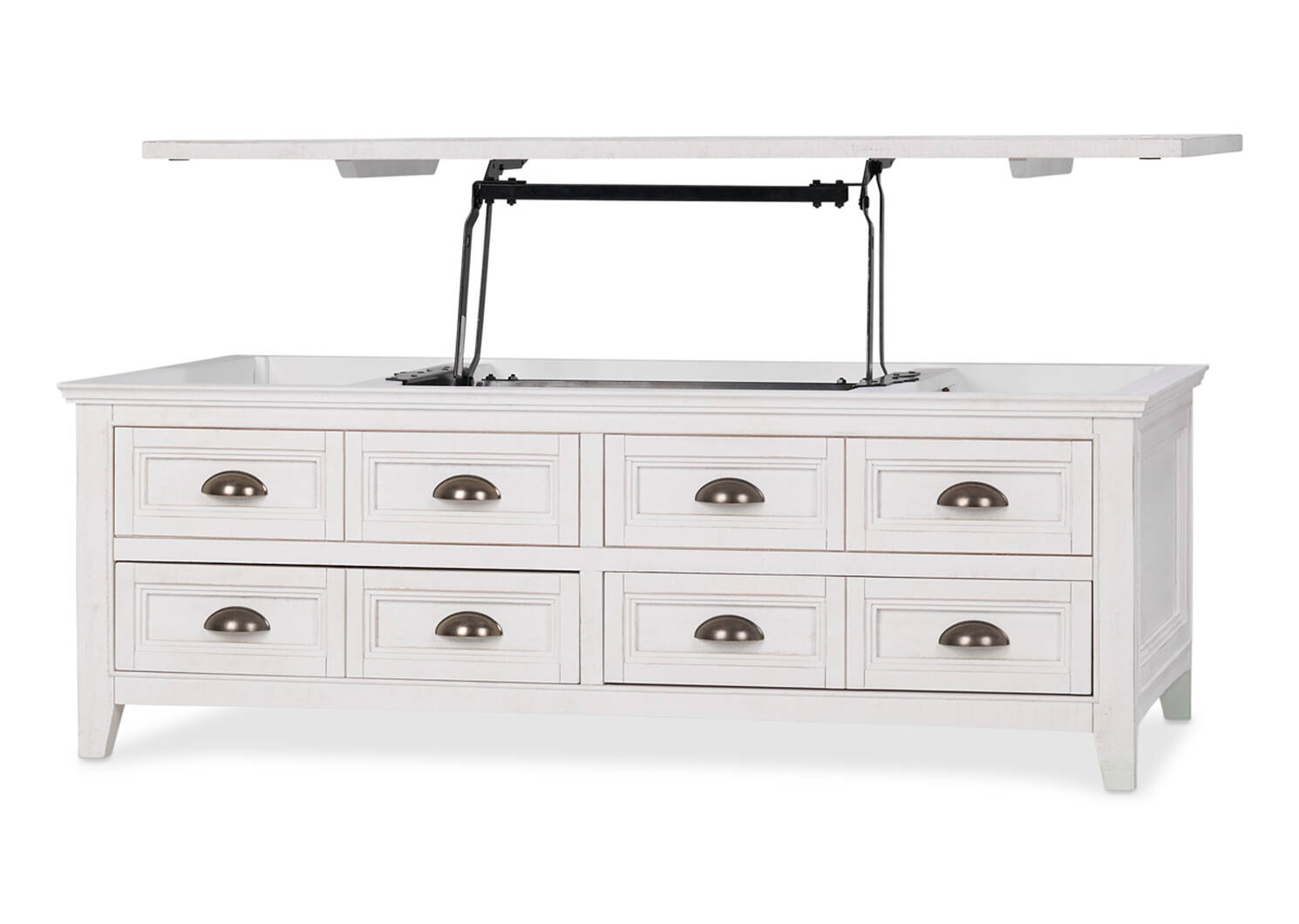 Parker Coffee Table Lift Top-Heron White