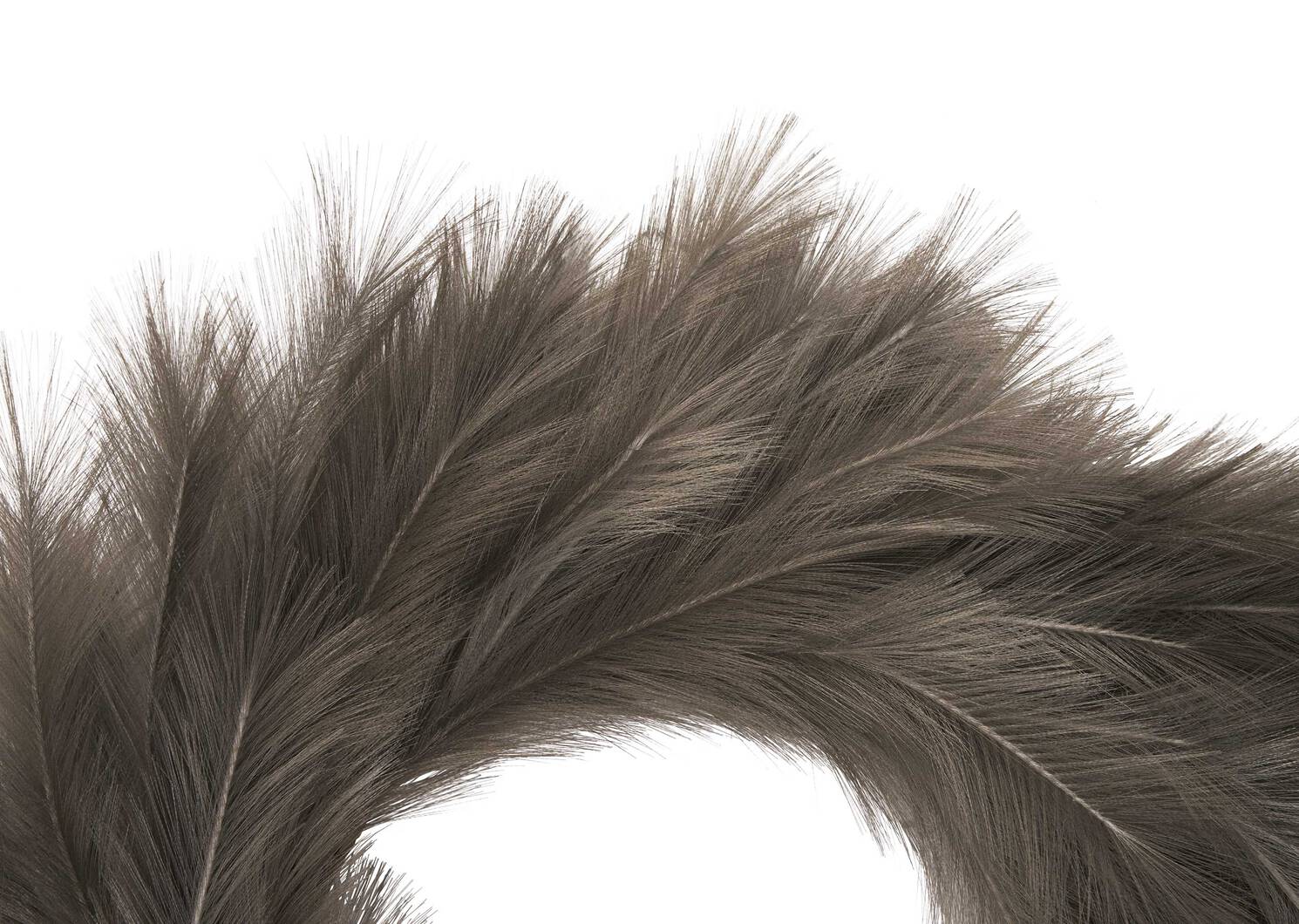 Marianna Pampas Wreath Grey