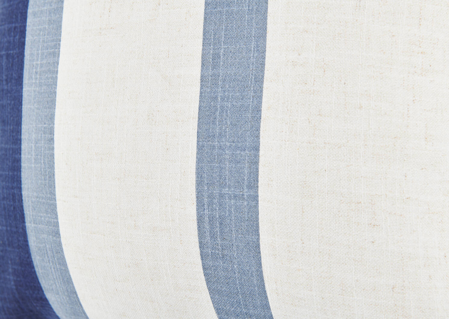 Calhoun Striped Pillow 20x20 Ivory/Bl