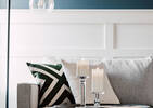 Grand porte-pilier Alise transparent