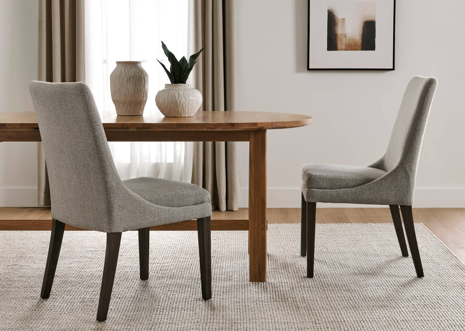 Chaise Murdoch -Cyrilo argenté/vison