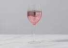 Shimmer Wine Glass Rose Gold