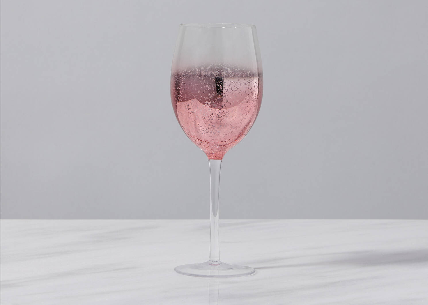 Shimmer Wine Glass Rose Gold