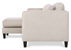 Lure Sofa Chaise -Aiden Platinum